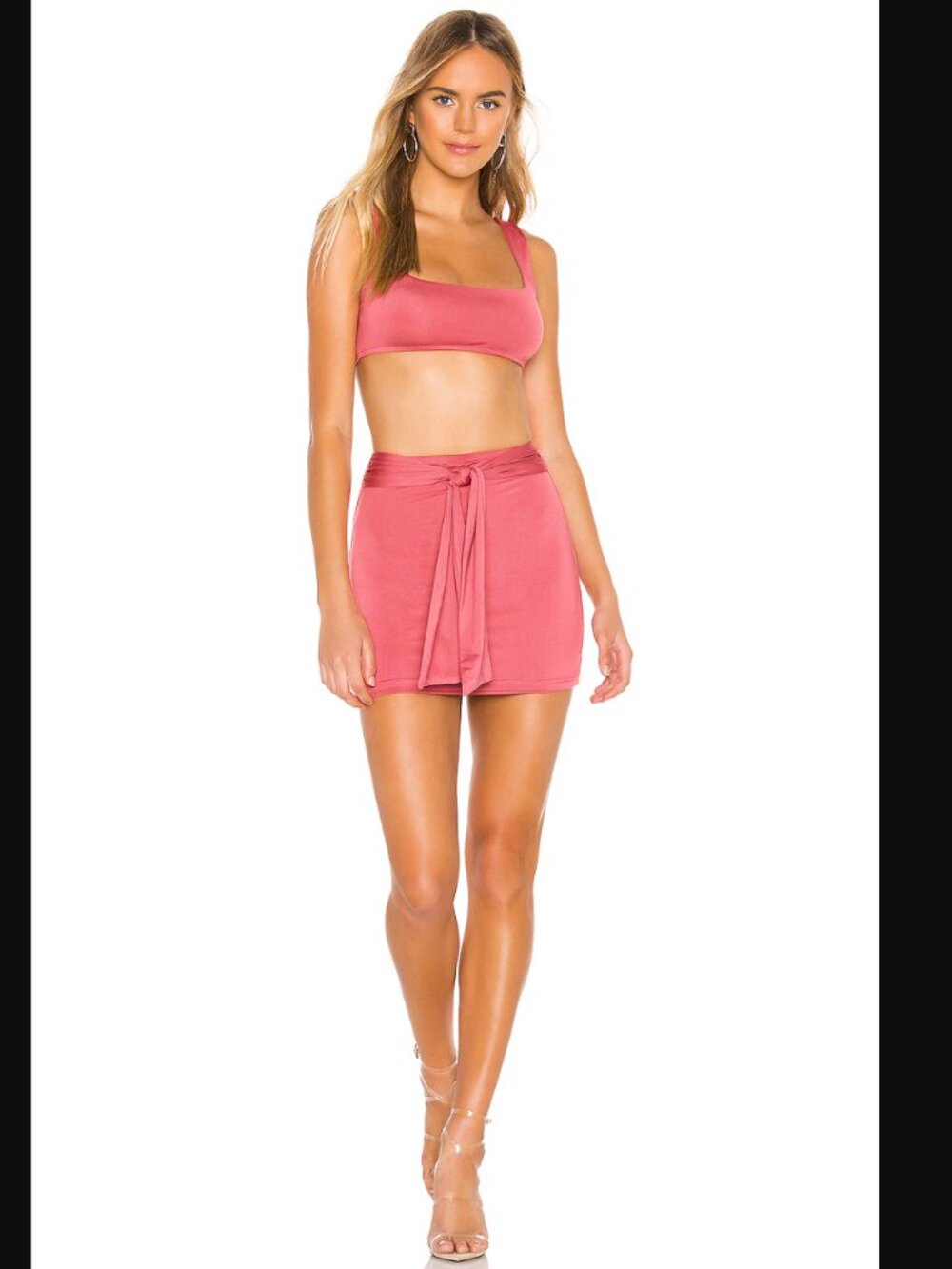 NWT Superdown Charlene Tie Skirt Set | Size S